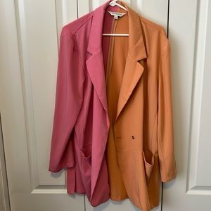 Color block Oversized Blazer